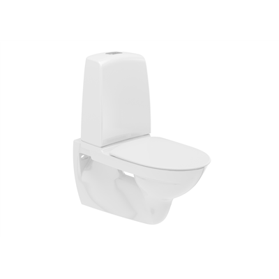 WC-stol Ifö Spira 6293, Rimfree, Vägghängd 
